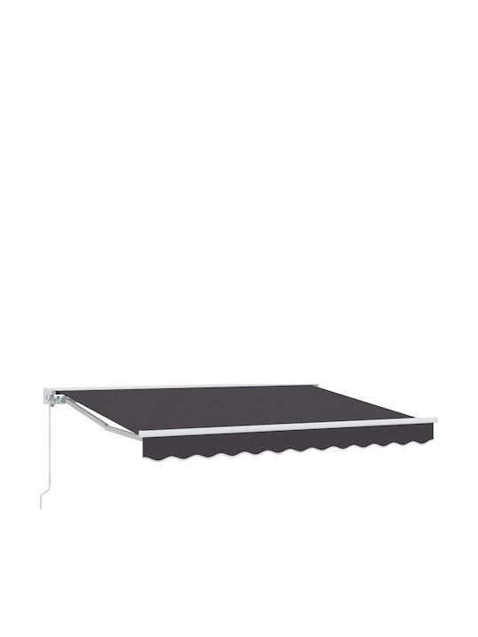 vidaXL Τέντα Βεράντας Γκρι 3x2.5m
