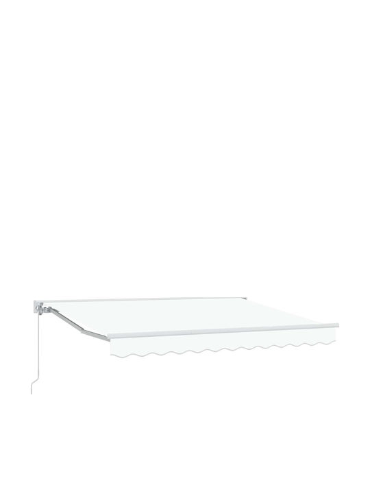 vidaXL Τέντα Βεράντας Λευκή 3x2.5m