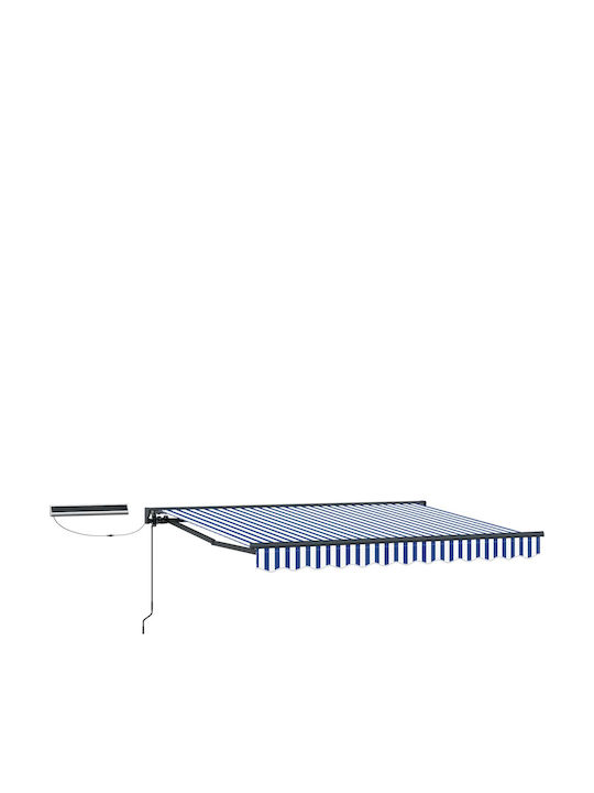 vidaXL Cort Terasă Albastru 3x2.5m