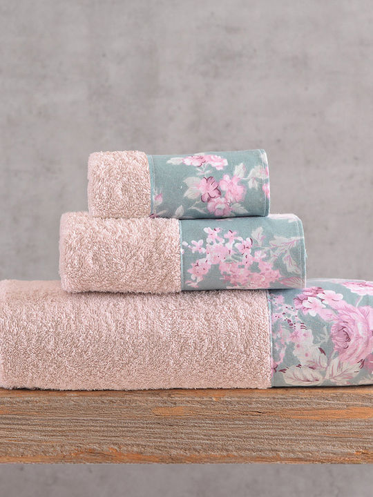 Rythmos Set Bath Towels 3 pcs Springtime Powder...