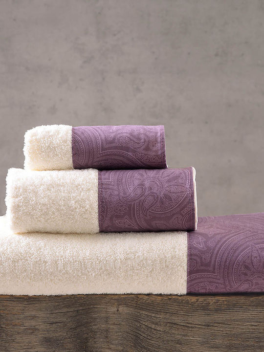 Rythmos Set Bath Towels 3 pcs Charisma Ecru-Pur...
