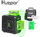 Huepar Cross-Line Laser Level Green Beam with 25m Working Range