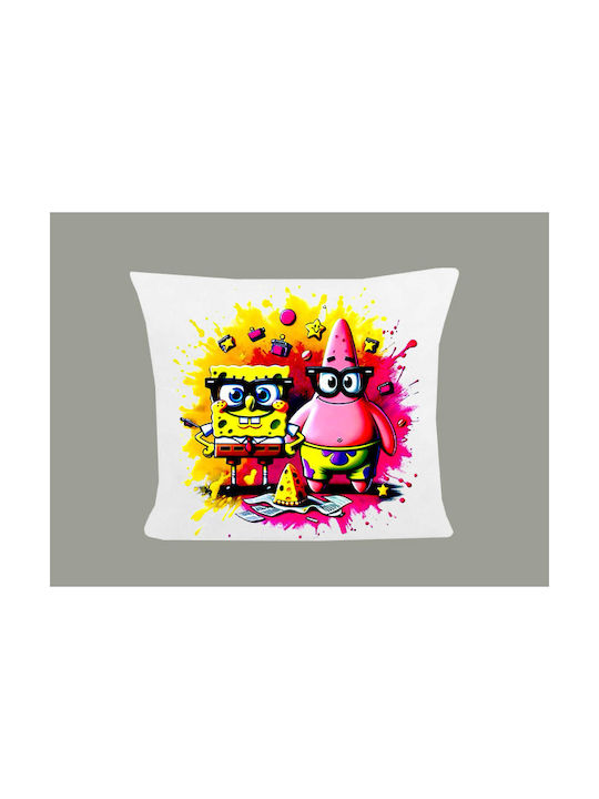 Photoretous Kids Decorative Pillow Case SpongeB...