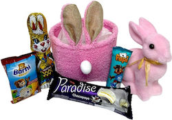 Cutie Cadou De Paște Iepuraș Vesel Roz Pentru Copii Selecție Dulciuri Decorative Iepuraș Cutie Cadou De Paște Iepuraș Vesel Roz Pentru Copii Selecție Dulciuri Decorative Iepuraș