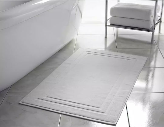 Badematte Baumwoll Weiß 002006011 50x75cm
