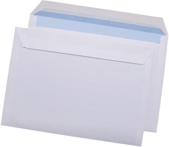 Optima Set Plicuri Cu Autocolant 50 Bucăți 11.4x16.2 Cm Alb