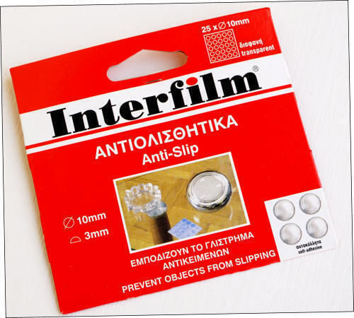 Interfilm Αποσβεστήρας Κρούσεως Στρογγυλός με Αυτοκόλλητο 177-000