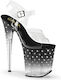 Pleaser Stardust Strass Πλατφόρμες Μαύρες