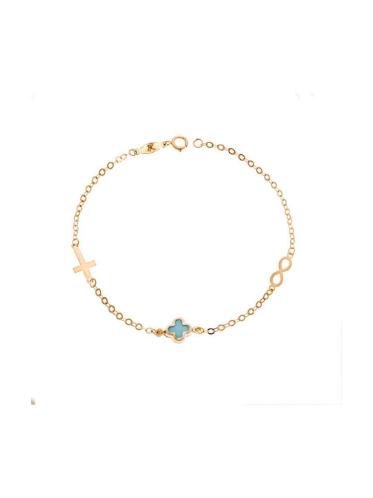 Gold Kinderarmband 9K