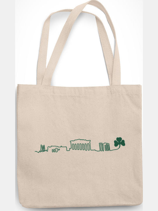 Totebag Παναθηναϊκός Παο Pao Panathinaikos Τριφύλλι Αθήνα Athens Skyline