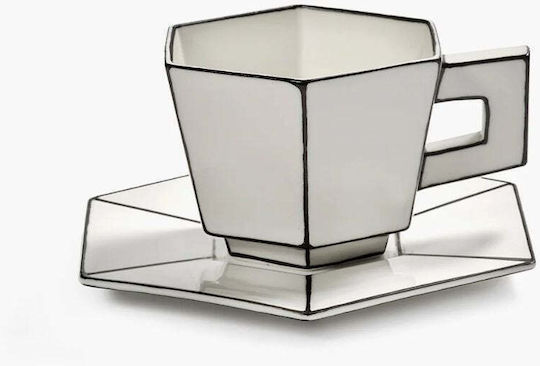 Serax Serax Cappuccino Tasse aus Porzellan Weiß 220ml