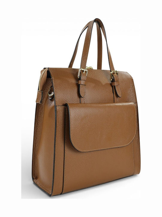 Passaggio Leather Δερμάτινη Γυναικεία Τσάντα Πλ...