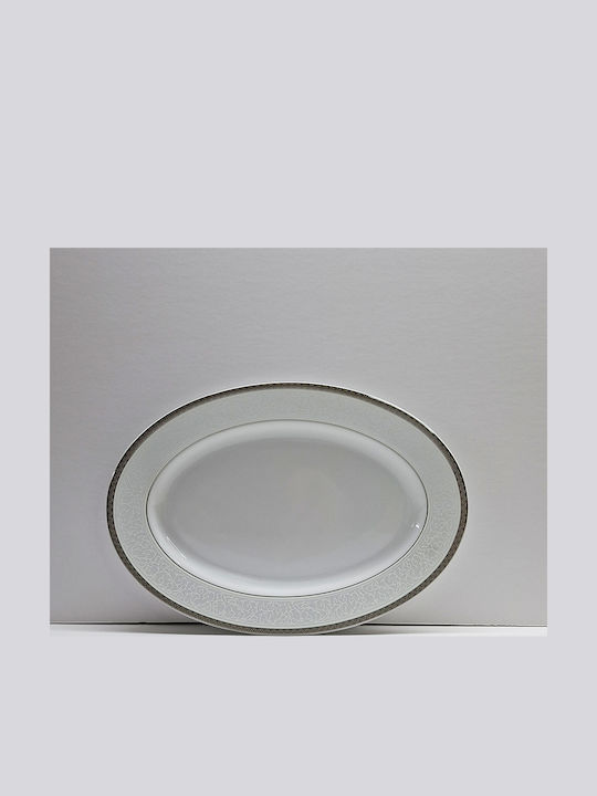 Christinholm Porcelain Silver Serving Platter 40 Pieces