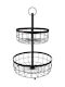 TnS Metallic Black Fruit Bowl 29x29x44cm