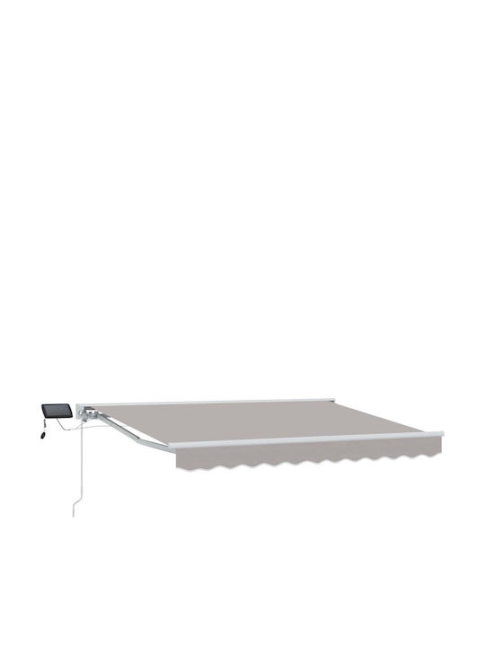 vidaXL Terrasse Zelt mit LEDs Grau 3x2.5m