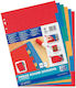 Oxford Colored Cardboard Dividers A4 180gsm 6 Colors Set Oxford