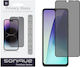 Sonique 3D 0.33мм Пълно Лепило Поверителност Закалено Стъкло Черен (Redmi 14C / Poco C75 Realme C75 4G)