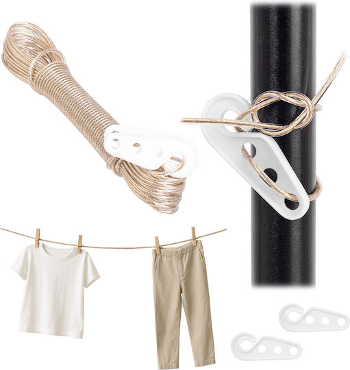 Stahl Drahtseil Wäscheleine Starkes Seil In PVC Beschichtung 10 M