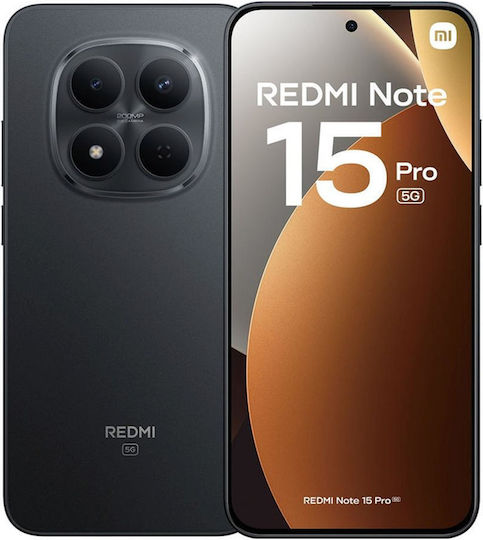 Xiaomi Redmi Note 15 Pro NFC 5G Dual SIM (12/512GB) Black
