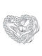 Silver me Charm Mum Silver with Zircon ABR0971