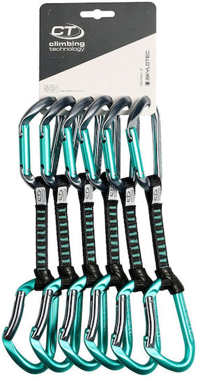 Climbing Technology Skylotec Salto Set Ul 12 См 6 Броя Катерачни Примки Титаниеви Аквамаринови