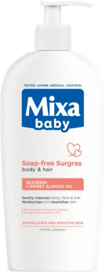 Mixa Gel Καθαρισμού, Σαμπουάν και Αφρόλουτρο 400ml
