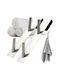 Kadax Double Silver Bathroom Hook