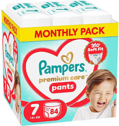 Pampers Premium Care No. 7 για 15+kg 84τμχ Pampers Premium Care No. 7 για 15+kg 84τμχ