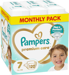 Pampers Premium Care № 7 За 15+ кг 120 Бр.
