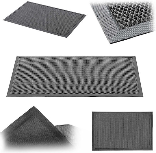 Kadax Kadax Fußmatte Rutschfest aus Gummi Schwarz 150x90cm Dicke 8mm