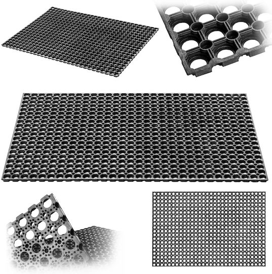 Kadax Kadax Fußmatte Rutschfest aus Gummi Schwarz 40x60cm Dicke 15mm