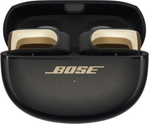 Bose Ultra Open Earbuds Bluetooth Handsfree Слушалки с Устойчивост на Изпотяване и Калъф за Зареждане Desert Gold