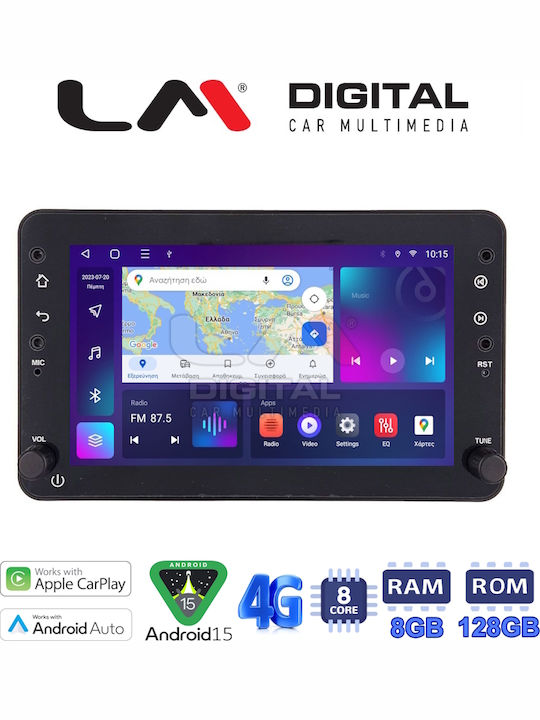 LM Digital Auto-Audiosystem für Alfa Romeo Brera 2006-2011 Bluetooth USB Eingebautes Wi-Fi GPS Apple CarPlay Android Auto