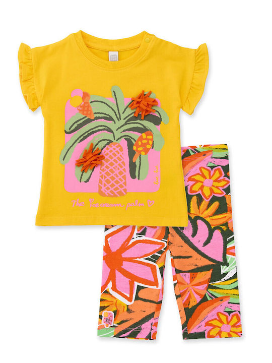 Kinderbekleidungssets mit Leggings Sommer 2Stücke Colorkitrino