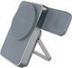 Fixed MagZen5 Stand MagSafe Power Bank 5000mAh mit USB-C Ausgangsanschlüsse Grau
