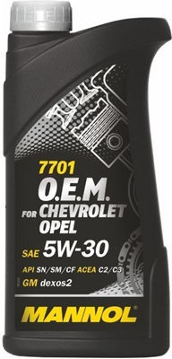 Mannol 7701 O.E.M. Синтетично Автомобилно Масло 5W-30 1л