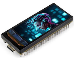 ESP32-S3 Modul De Afișaj Microelectronic 1.91" Amoled 240×536 Cu Conectori Pre-soldați