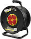 Keltin Extension Cord Reel Closed Type 4 Sockets with 50m Cable 3 x 2.5mm² Cross Section and Grounding