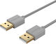 Orico USB 2.0 Кабел USB-A Мъжки - USB-A Мъжки Сив 1m U2-AA02-10-SV-BP