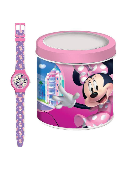 Minnie Mouse Παιδικό Ρολόι Ροζ