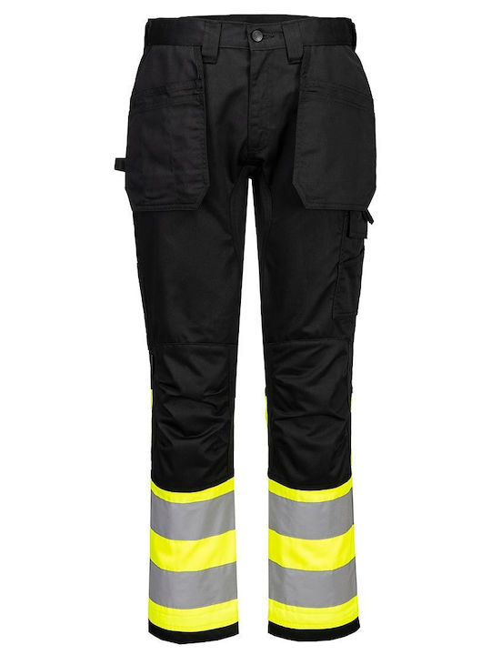 Portwest Pantaloni De Lucru Reflectorizanți Galbeni