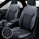 Ultra Pro Semi Car Seat Covers Black-Grey Set For 2 Seats 4 Pieces