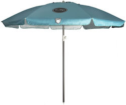 Campo Retro 220 Folding Aluminum Beach Umbrella Diameter 1.9m Sky Blue