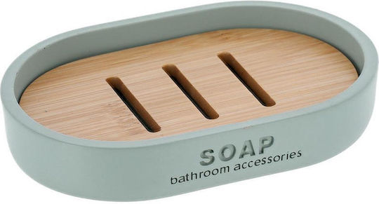 Soap Dish Made of Green Resin