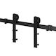 Sliding Door Mechanism 183cm Black