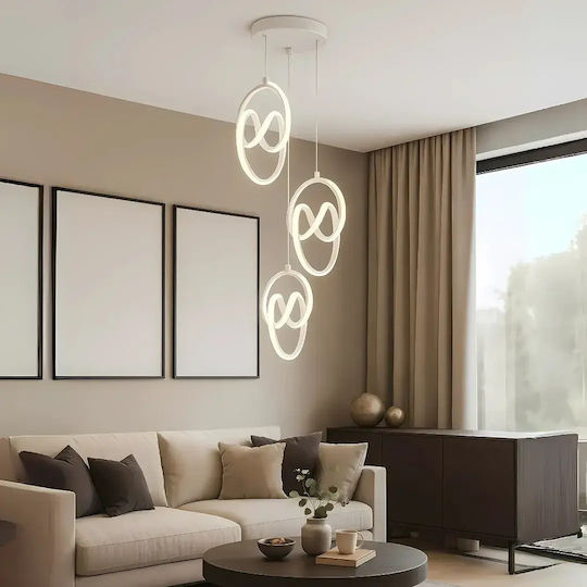 SteweHome Tend Deckenleuchte Tripel Weißes LED Starkes Weiß 30x90cm SteweHome Tend Deckenleuchte Tripel Weißes LED Starkes Weiß 30x90cm