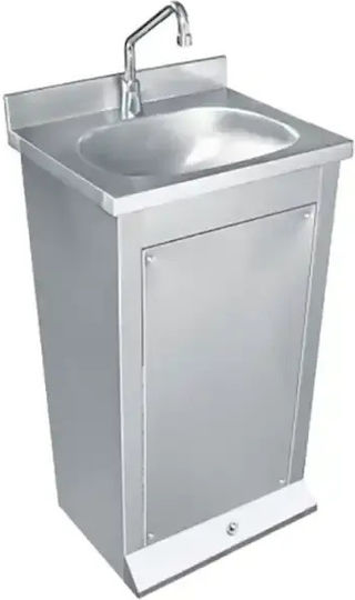 Niki Inox Commercial Hand Washbasin FBCS.45050 50x45x88cm