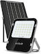 Avide Asolflcw-10ah-smsp Στεγανός Ηλιακός Προβολέας LED 100W Ψυχρό Λευκό 6400K με Αισθητήρα Κίνησης και Τηλεχειριστήριο IP65