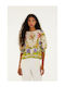 Damen Bluse Mehrfarbig