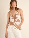 Damen Bluse Beige